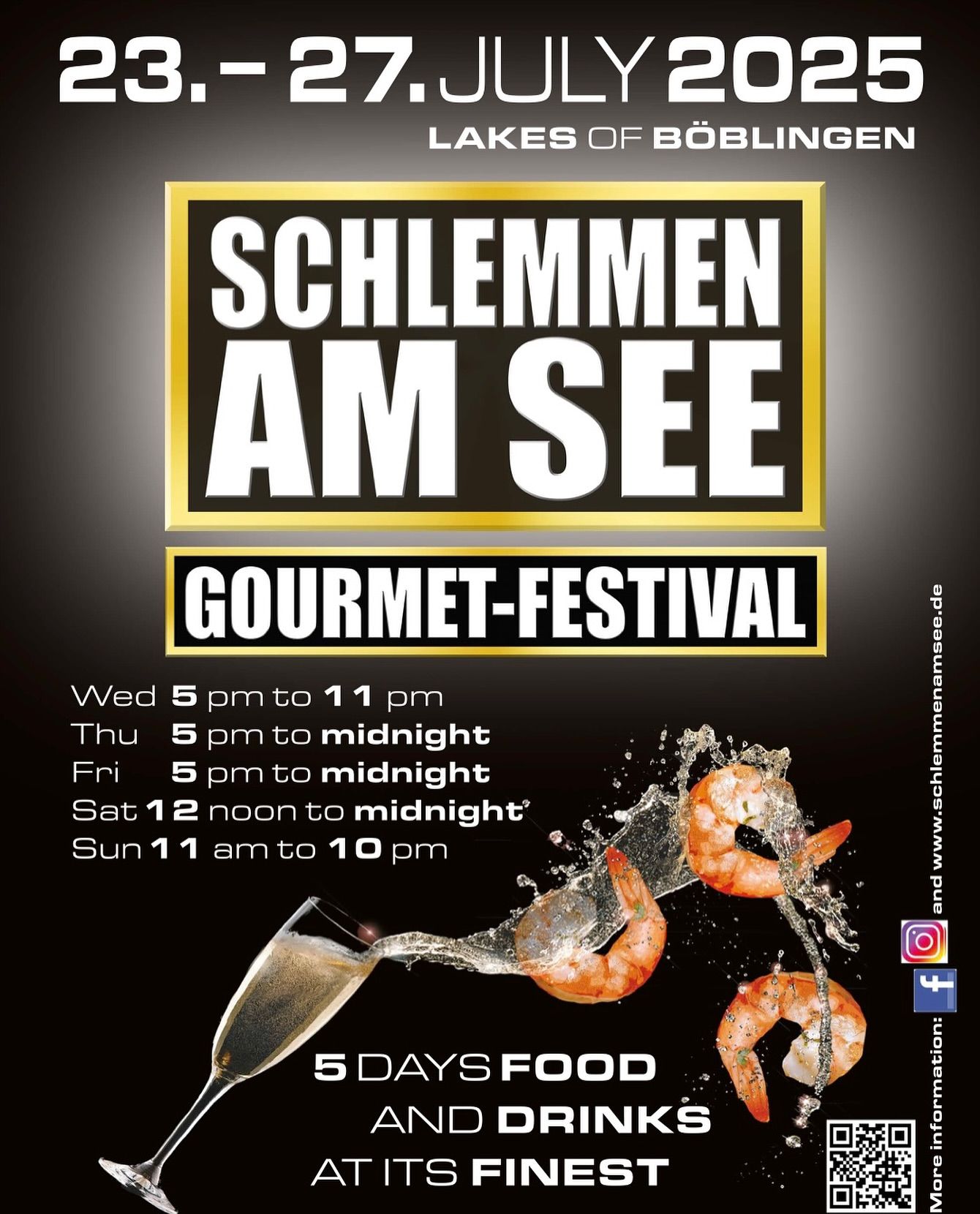23.-27. Juli 2025 Schlemmen am See the gourmet festival