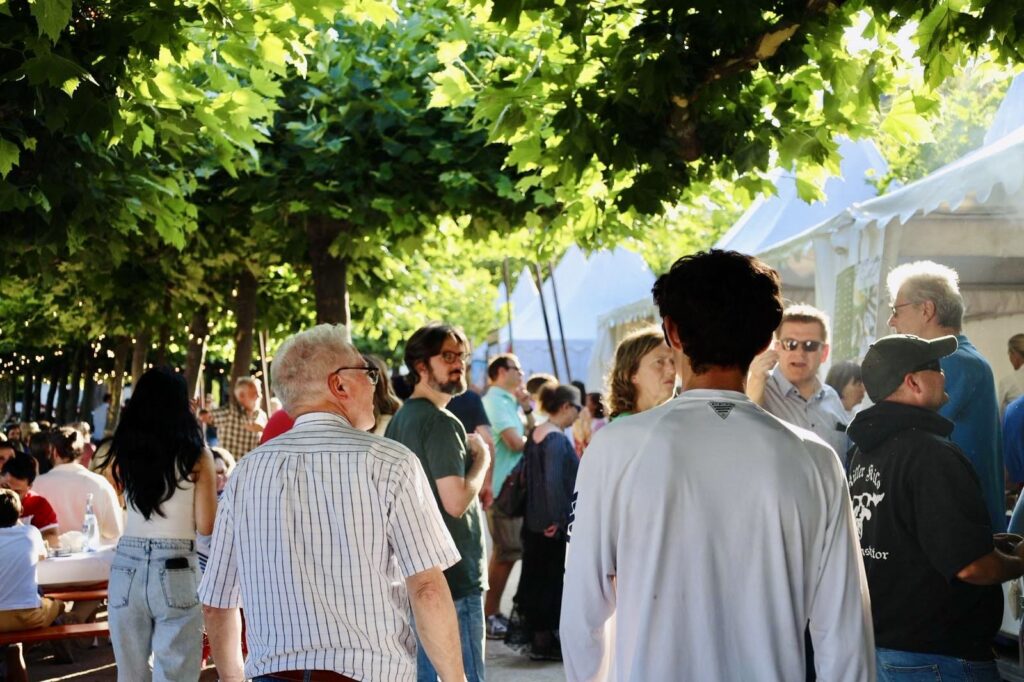 Unsere Gäste beim Schlemmen